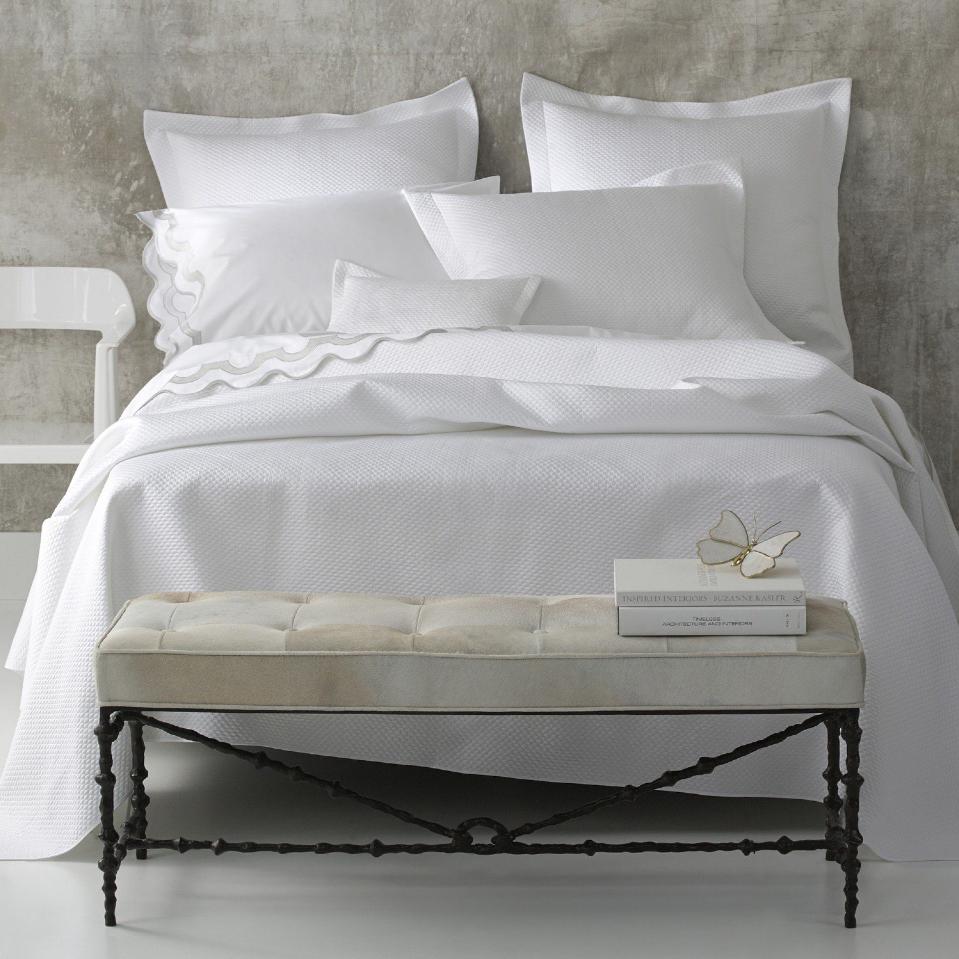 Alba Quilted Cotton Coverlet By Matouk Porter Prince
