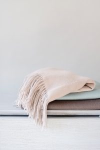 Merino Wool Cashmere Blend Fringed Throws by Alashan Merino Wool Cashmere Blend Fringed Throws by Alashan