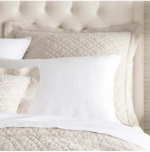 Washed Linen Quilt, Shams by Pine Cone Hill Washed Linen Quilt, Shams by Pine Cone Hill