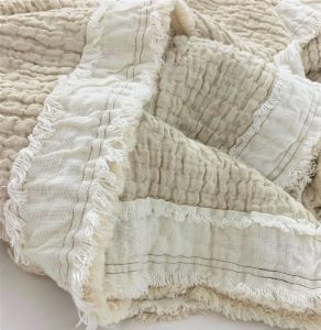 Hudson Valley Stonewashed Linen Coverlet, Shams Hudson Valley Stonewashed Linen Coverlet, Shams