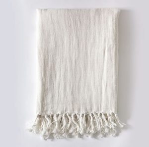 Montauk Linen Throw by Pom Pom at Home Montauk Linen Throw by Pom Pom at Home