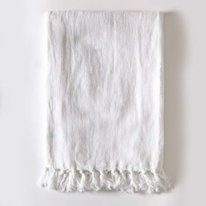 Montauk Linen Throw by Pom Pom at Home Montauk Linen Throw by Pom Pom at Home