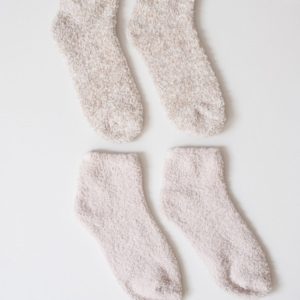 Cozychic 2 Pair Tennis Sock Set by Barefoot Dreams