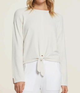 Cozychic Ultra Lite Tie Front Top by Barefoot Dreams Cozychic Ultra Lite Tie Front Top by Barefoot Dreams