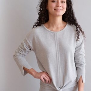 Cozychic Ultra Lite Tie Front Top by Barefoot Dreams