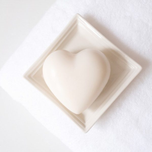 French Heart Shaped Shea Butter Soap