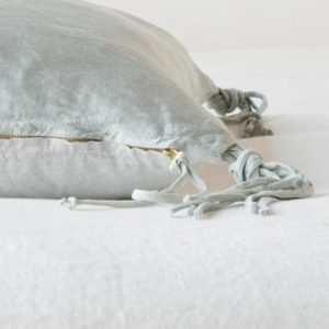 Taline Silk Linen Pillow by Bella Notte Taline Silk Linen Pillow by Bella Notte