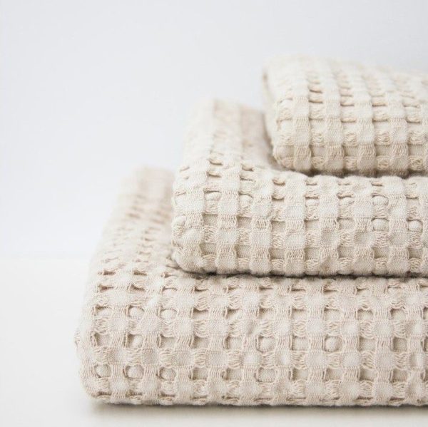 Pousada Waffle Texture Towels by Abyss