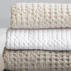 Pousada Waffle Texture Towels by Abyss